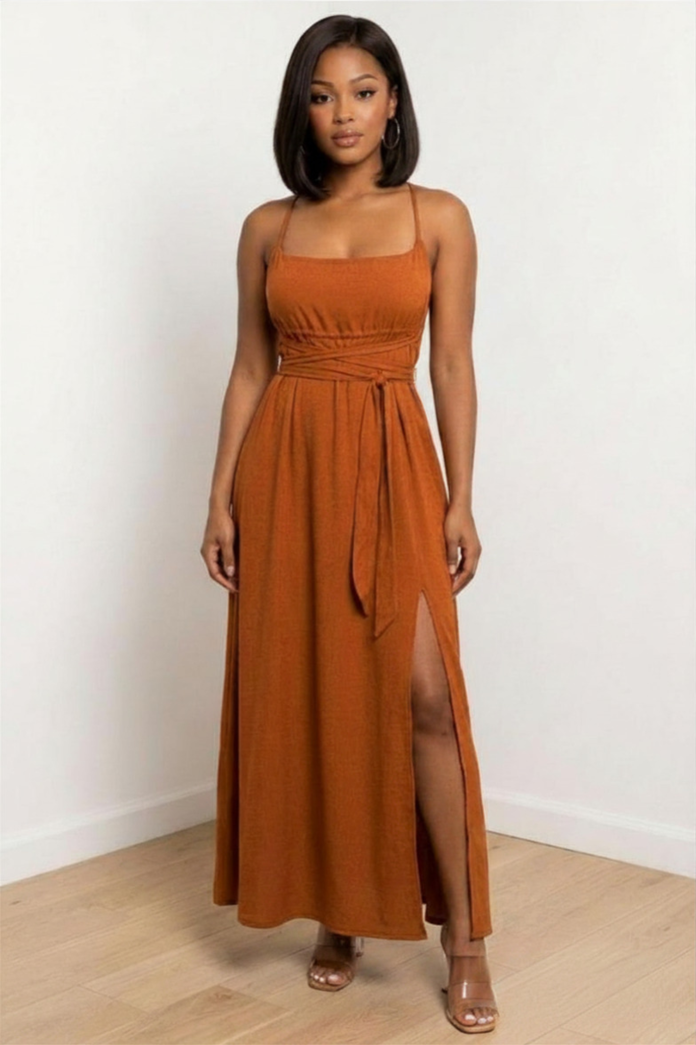 Side Slit Maxi Dress