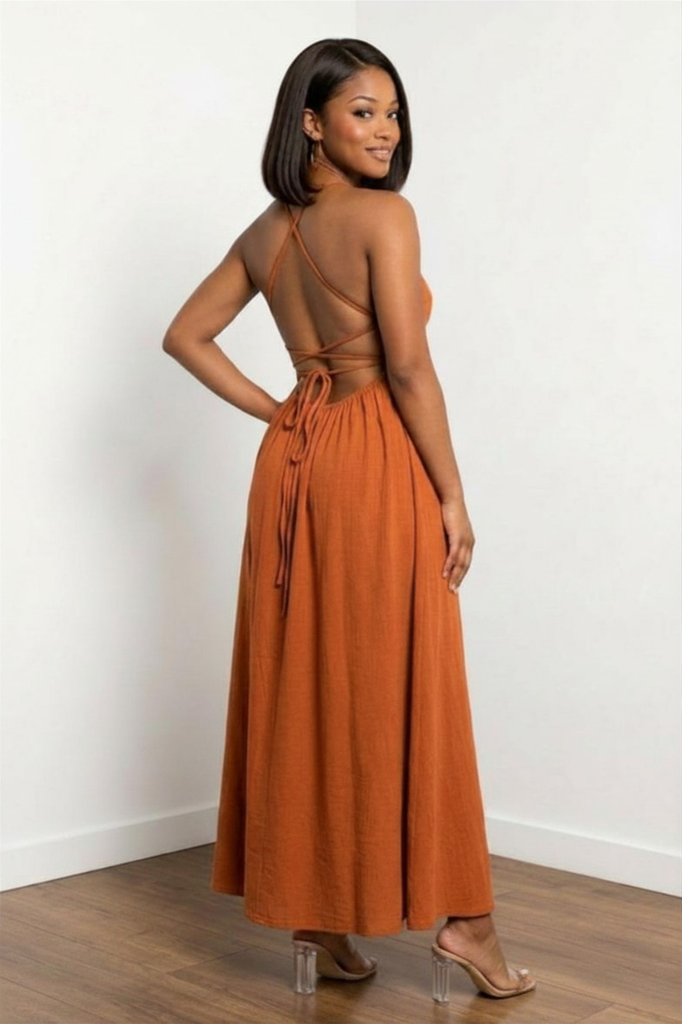 Side Slit Maxi Dress